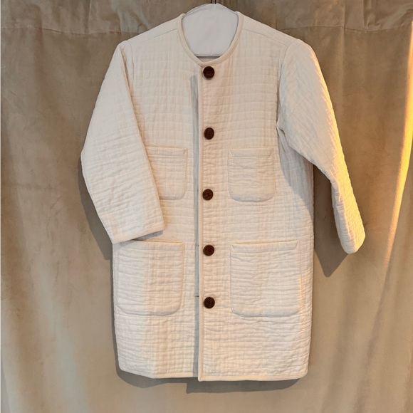 Emerson Fry | INDIA QUILTED JACKET - CLOUD WHITE ORGANIC | size M - Picture 5 of 9